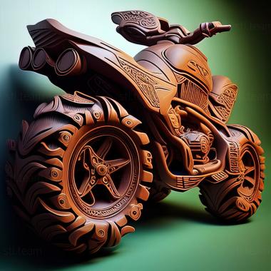 3D модель Kawasaki Brute Force 750 (STL)